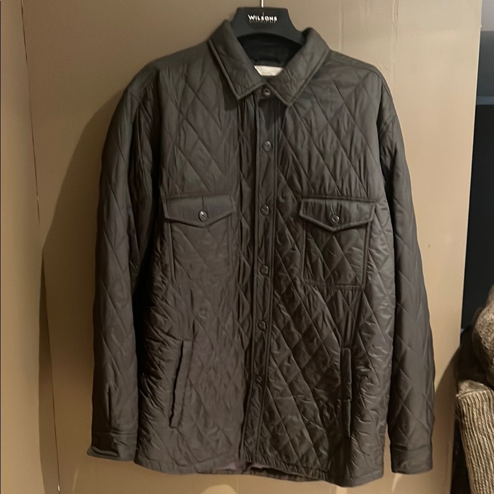 Weatherproof Vintage Men’s Lightweight Quilted Jacket Sz XL Tall in Olive NEW